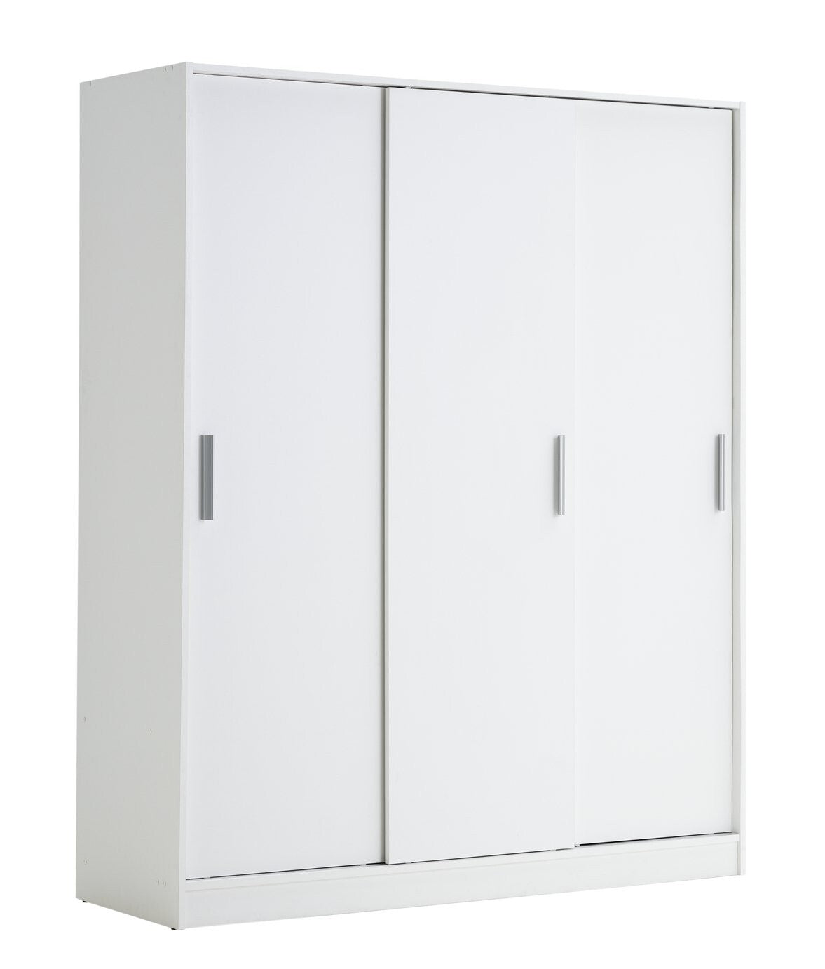 Home Nova 3 Door Sliding Wardrobe - White