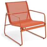 Cali 4 Seater Metal Patio Set - Orange | Bright Garden Furniture