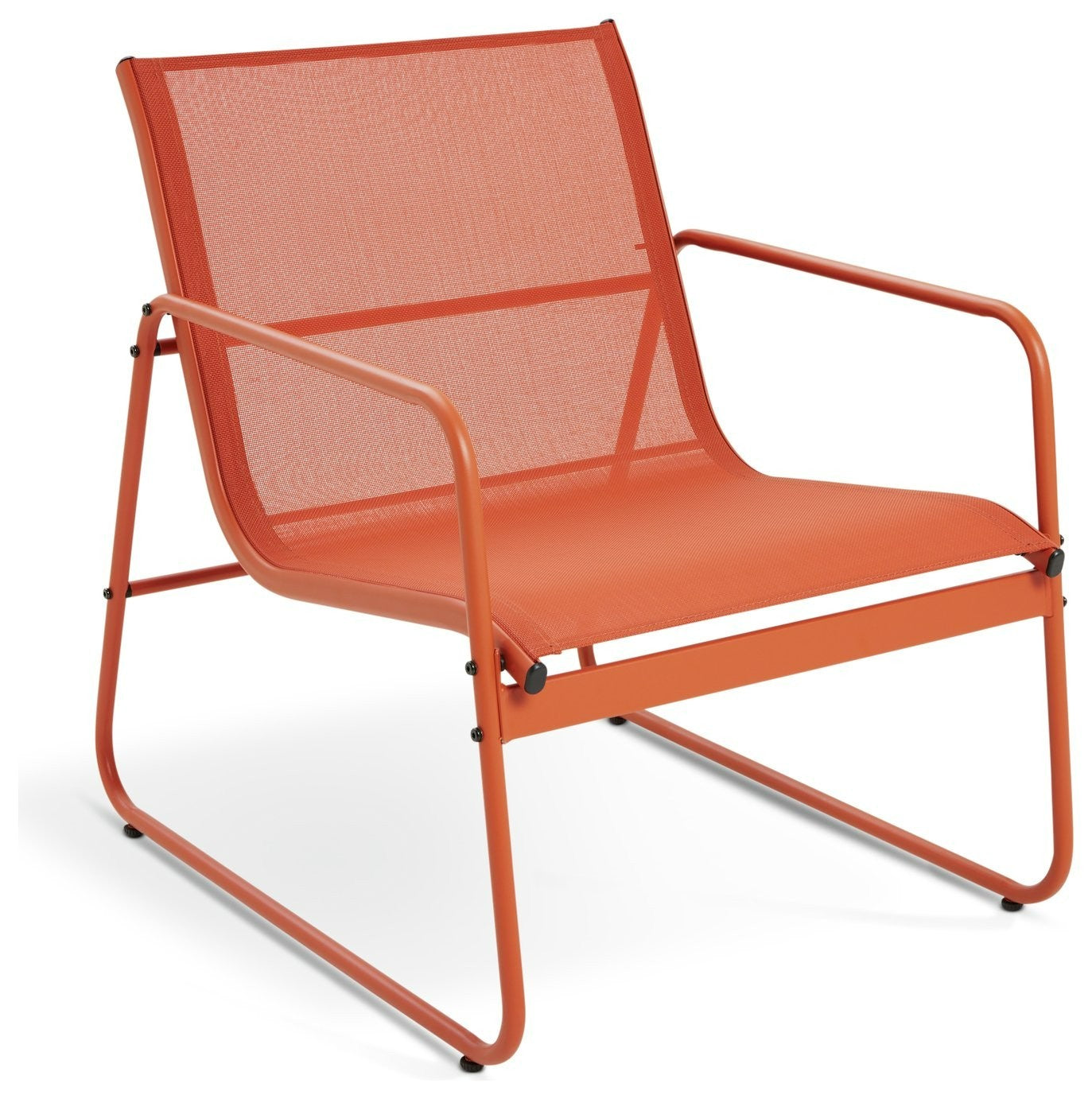 Cali 4 Seater Metal Patio Set - Orange | Bright Garden Furniture