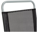 Home Pacific 6 Seater Folding Metal Patio Set - Black | Furniture With Parasol