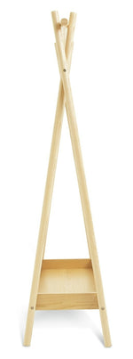 Habitat Akari Wooden Clothes Rail - Wood  | Freestanding Wardrobe Rack Bedroom