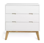 Pimlico 3 Drawer Chest White | Bedroom Storage Chest of Drawers Furniture