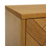 Afram 2 Door Sideboard - Natural | Buffet Cabinet Natural Wood