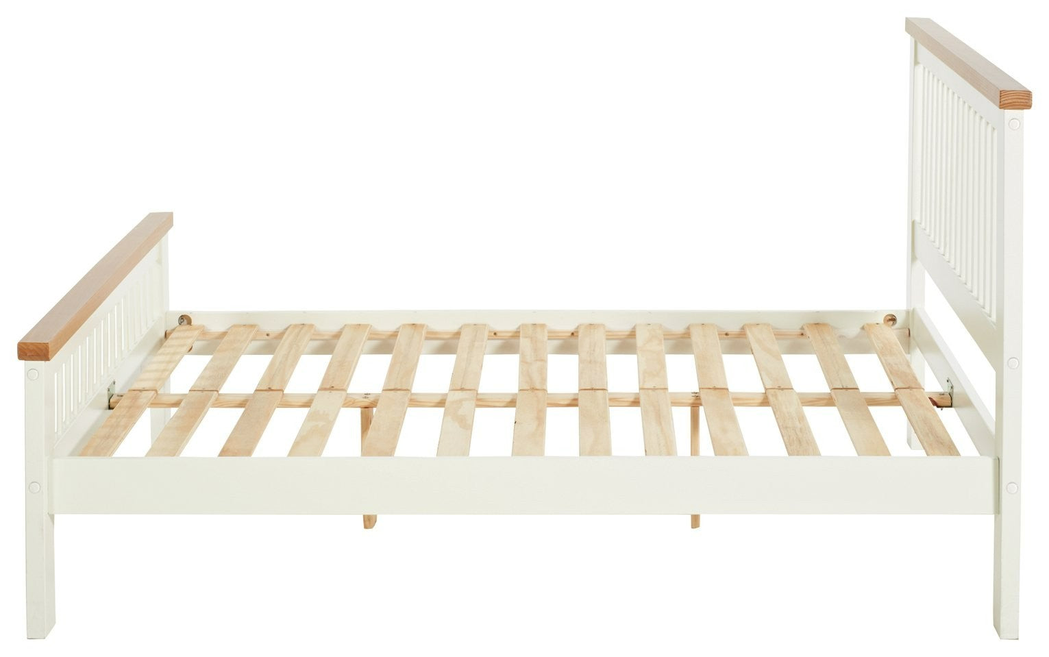 Home Aubrey Superking Wooden Bed Frame - Two Tone | Harmonious Home Space