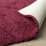 Habitat Recycled Cosy Plain Shaggy Rug - 160x230cm - Berry