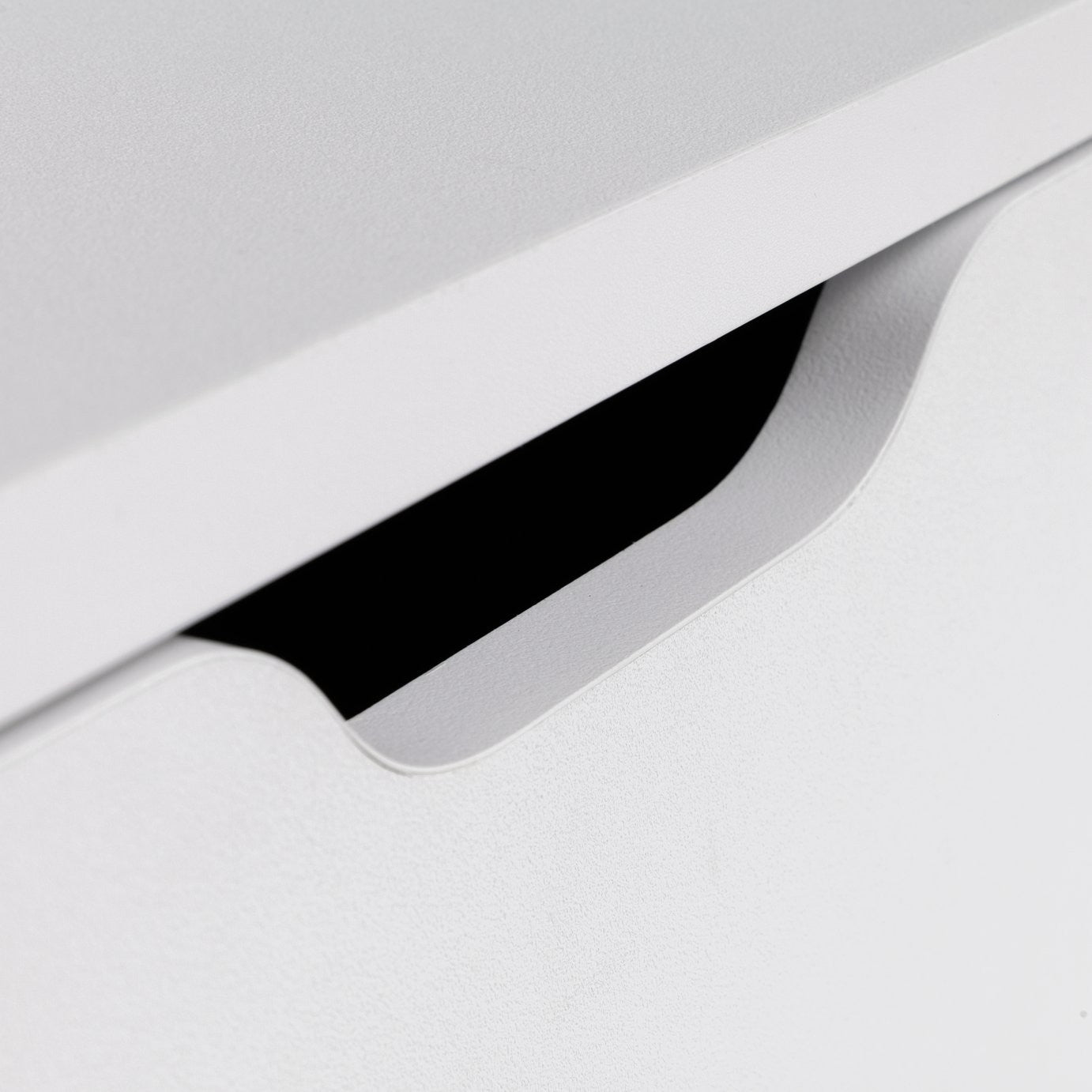 Compton 2 Drawer Bookcase - White | Space Saving Display Solution