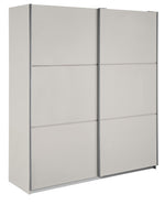 Habitat Holsted Large Sliding Wardrobe - Soft Grey ( B Grade 34229 )