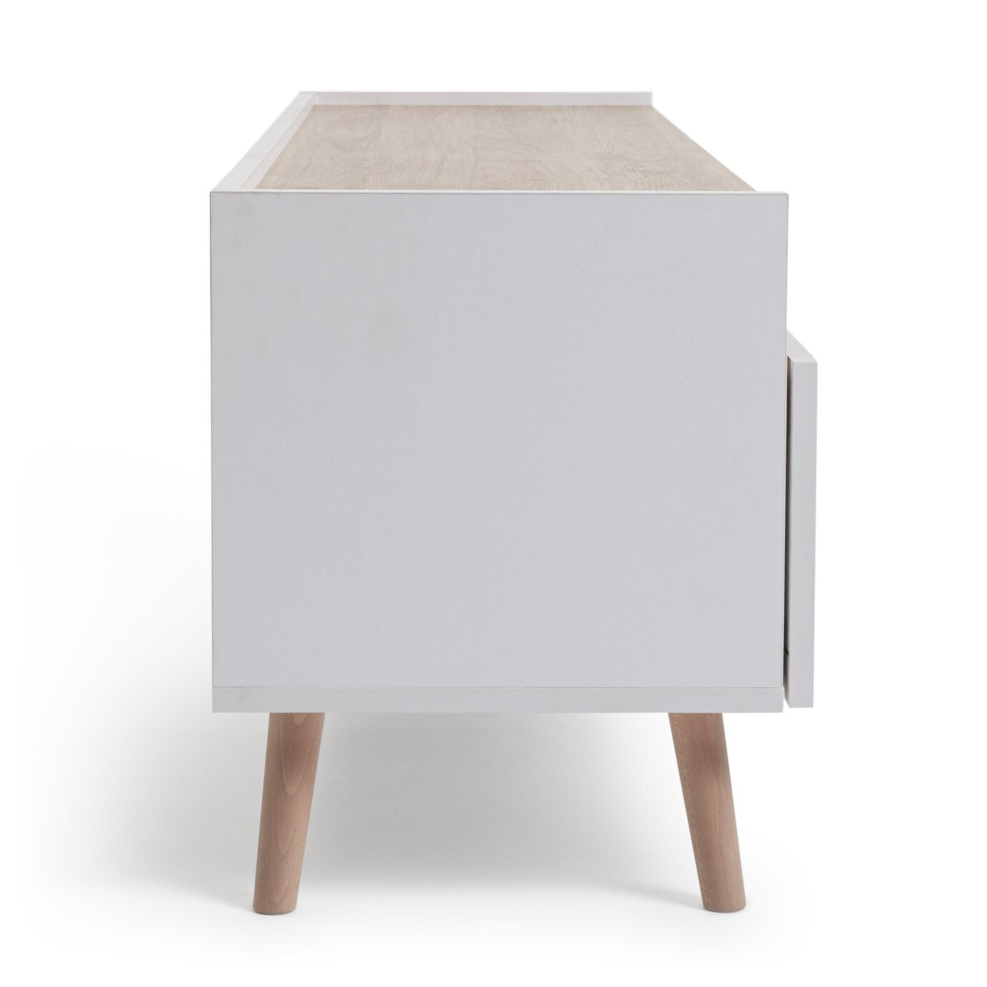 Skandi 3 Drawer TV Unit - White