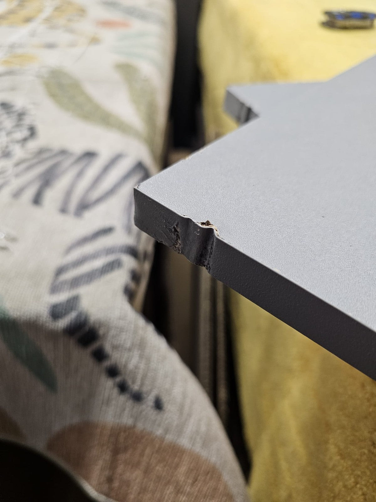 Zander Textured TV Unit - Grey (B Grade)