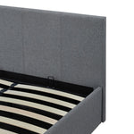 Heathdon Double End Lift Ottoman Bed - Grey