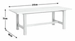Denver Solid Wood 8 Seater Refectory Table - Pine | Large Family Dining