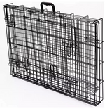 Double Door 30 Inch Pet Cage Medium | Metal Dog Crate Animal Kennel Furniture