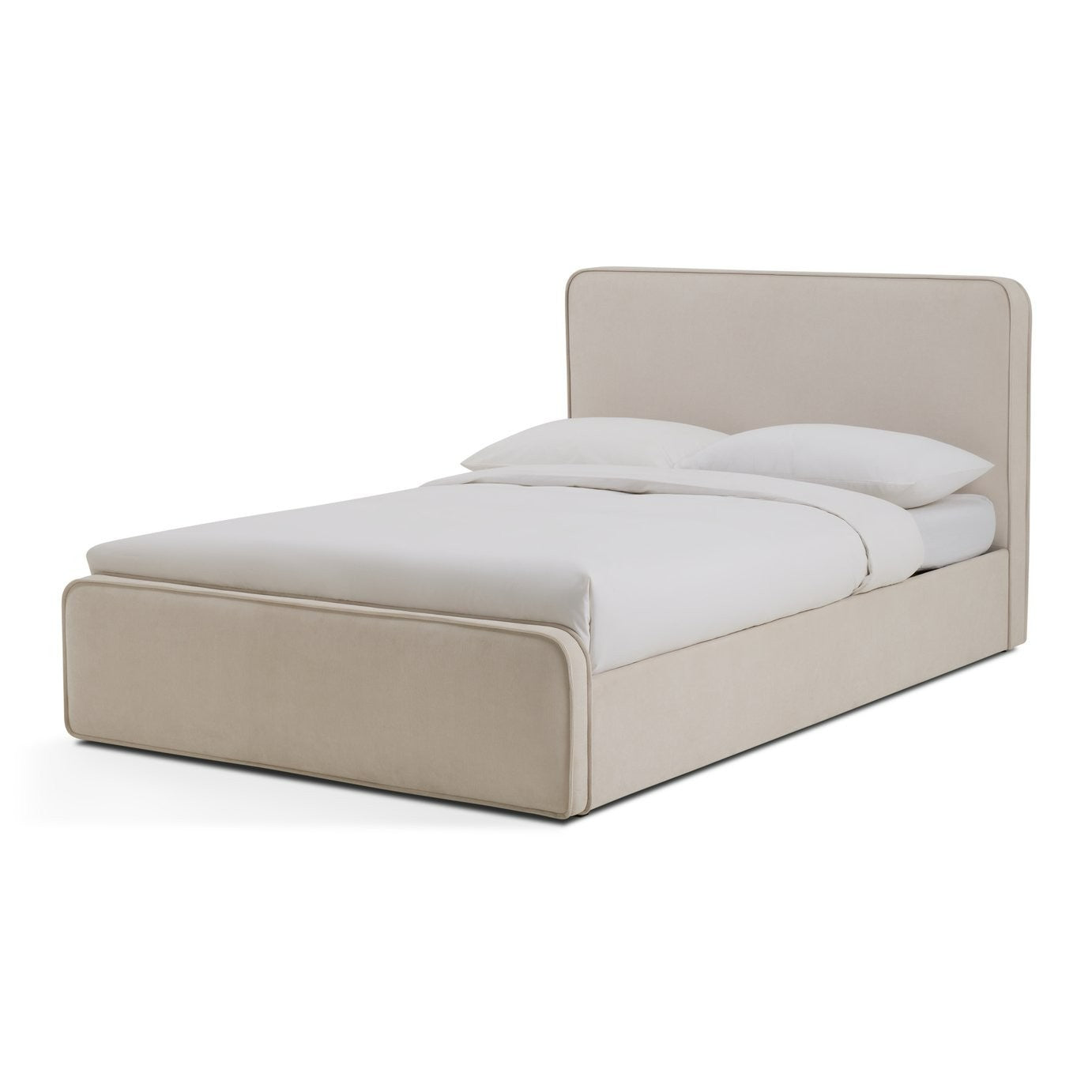 Ruxley Small Double End Drawer Storage Bed - Natural | Warm Interior Atmosphere
