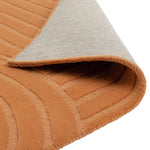 Habitat Mirage Carved Ginger Cut Pile Rug - 170x120cm