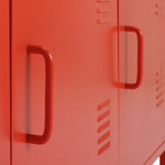 Stevie 3 Door Locker - Red | Steel Storage Space