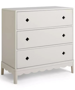 Kids Serena 3 Drawer Chest of Drawers - Ivory (B Grade)