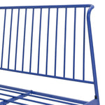 Kanso Small Double Metal Bed Frame - Blue | A statement piece of bedroom