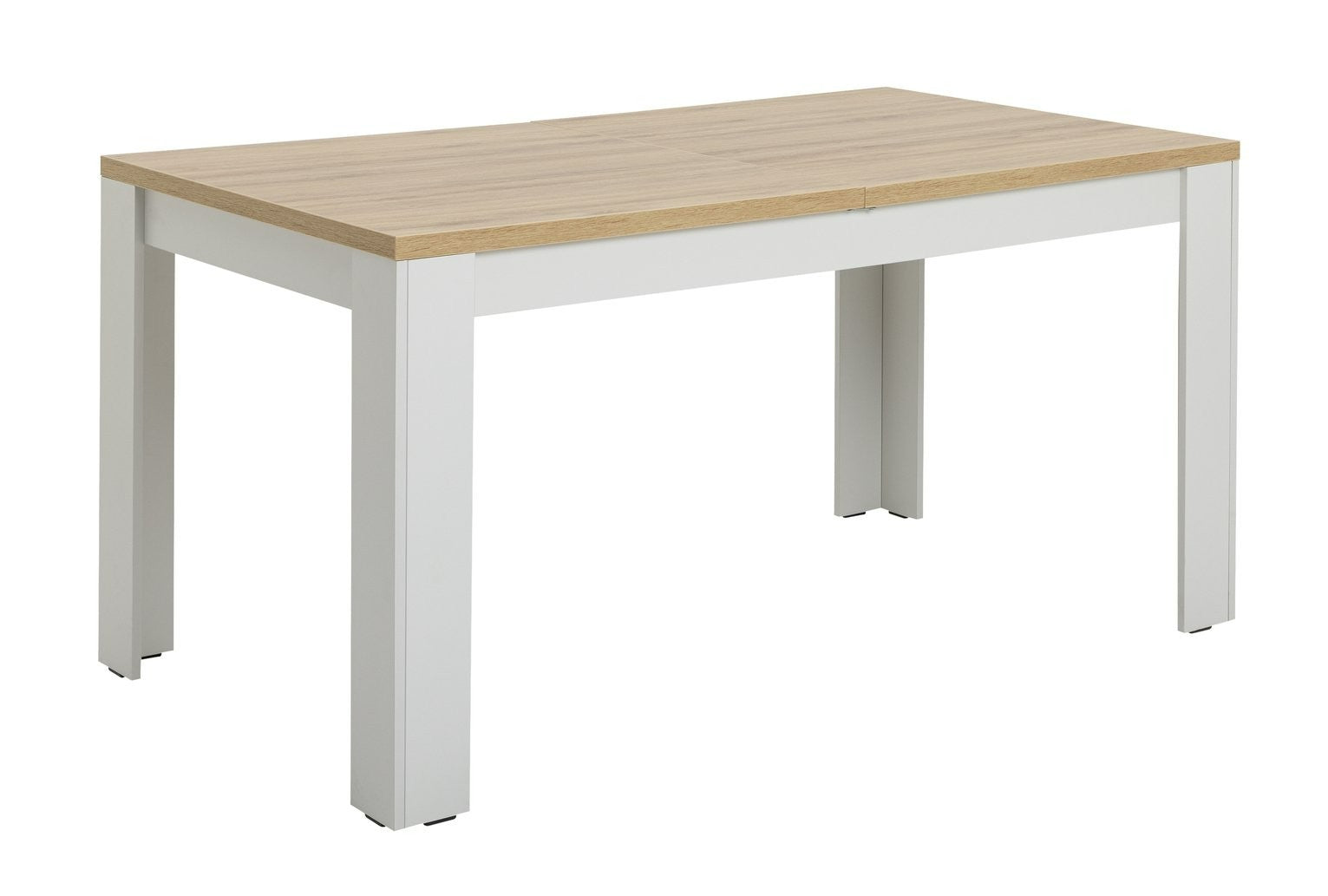 Preston Extending Dining Table - Grey & Oak | Two-tone table,extension mechanism