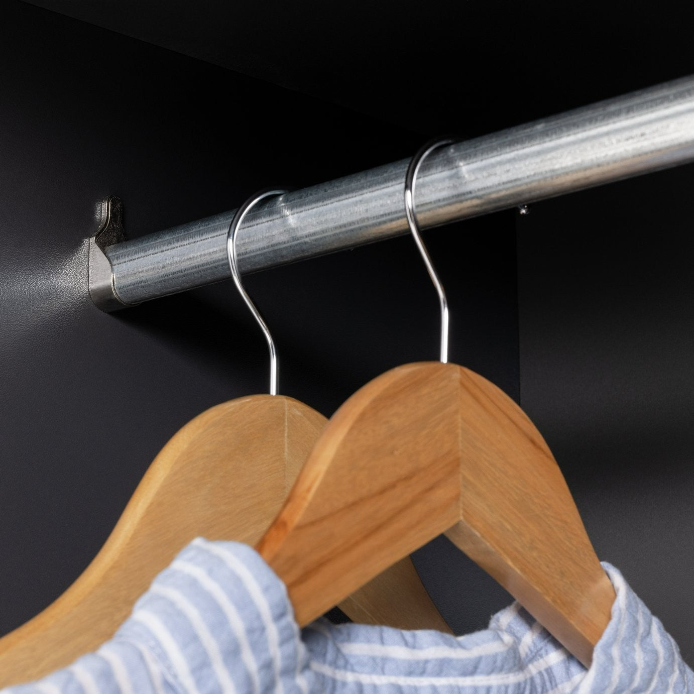 Home Nova 2 Door Sliding Wardrobe - Anthracite | Modern Grey Storage Unit