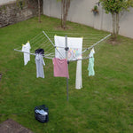 Addis Easi-Lift 50m 4 Arm Rotary Airer with Cover