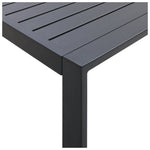Home Trelew 4 Seater Metal Patio set - Black | Weather-resistant patio set
