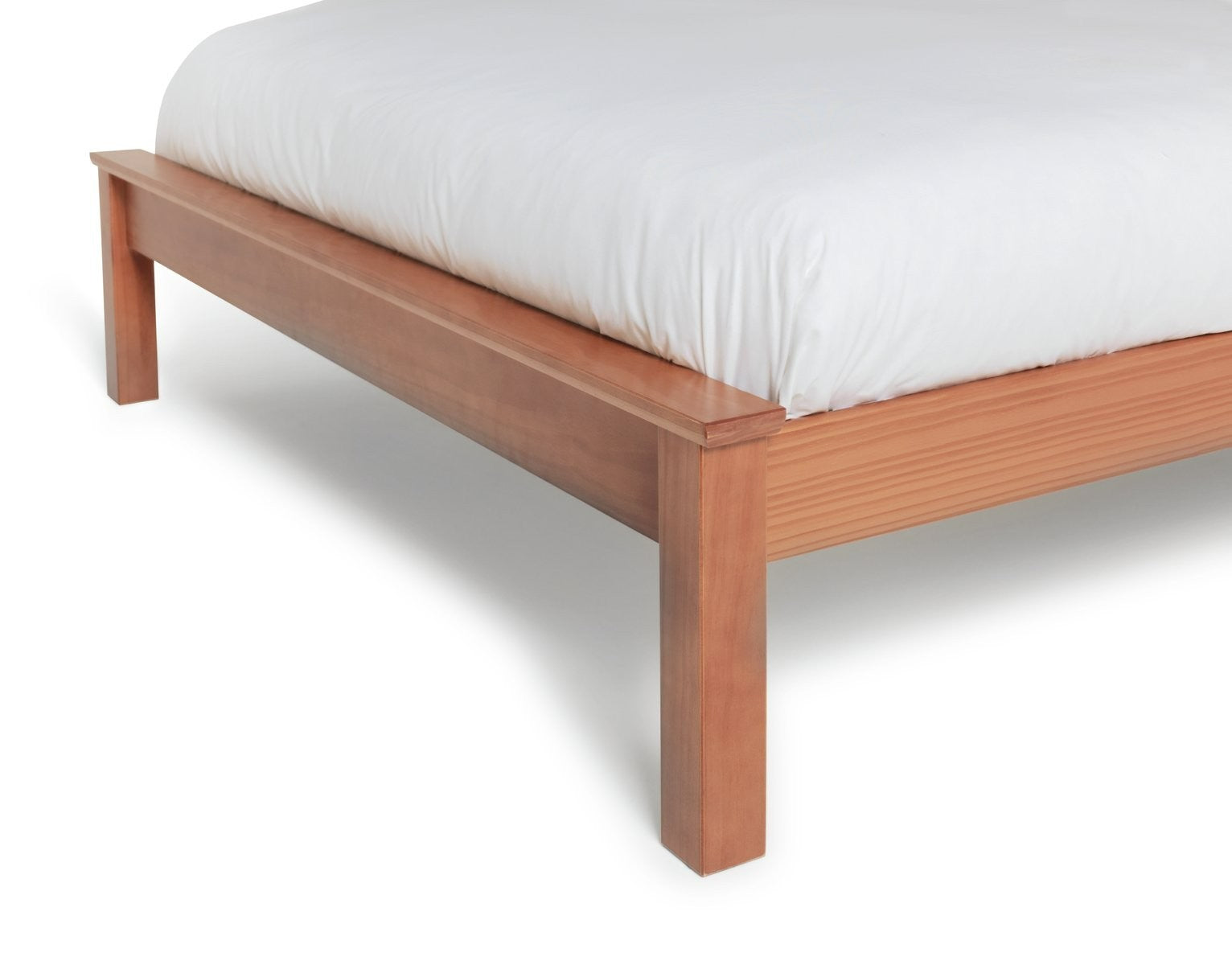 Aspley Kingsize Wooden Bed Frame - Oak Stain | Modern Bedroom Style