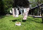Brabantia 60m Lift-O-Matic Washing Line with Ground Spike | Rotary Clothes Airer
