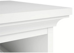 Tvilum Paris 2 Drawer Bedside Table - White ( B grade 33235 )