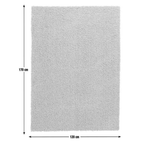 Habitat Cosy Recycled Shaggy Rug - 120x170cm - Natural