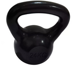 Pro Fitness Cast Iron 24kg Kettlebell Black | Home Gym Weight Training Equipment