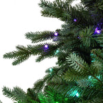 7ft Pre lit Natural Look Christmas Tree