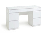 Habitat Jenson 6 Drawer Dressing Table Desk - White Gloss ( B Grade )