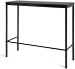 Stella Metal Bar Table & 2 Black Bar Stools