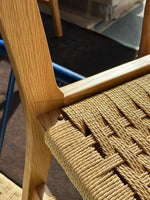 Habitat Faro Pair of Woven Oak Bar Stools - Natural ( S )