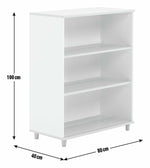 Habitat Kids Melby Deep Bookcase - White & Acacia
