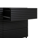 Cairo 6 Drawer Chest - Black | Stylish Modern Accent