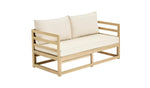 Evissa 5 Seater Wooden Garden Corner Sofa Set (B Grade)