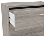 Seville 2 Piece 1 Door Wardrobe Set - Grey & Oak