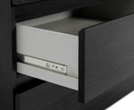 Home Jenson 3 Door 4 Drawer Wardrobe - Black | Organized Living Space