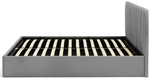 Pandora Kingsize End Lift Ottoman Bed - Grey