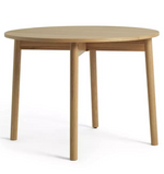 Jessie Wood 4 Seater Folding Table Natural | Compact Folding Dining Table