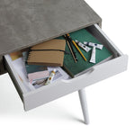 Habitat Concrete Style Office Desk - Grey ( B Grade 20878 )