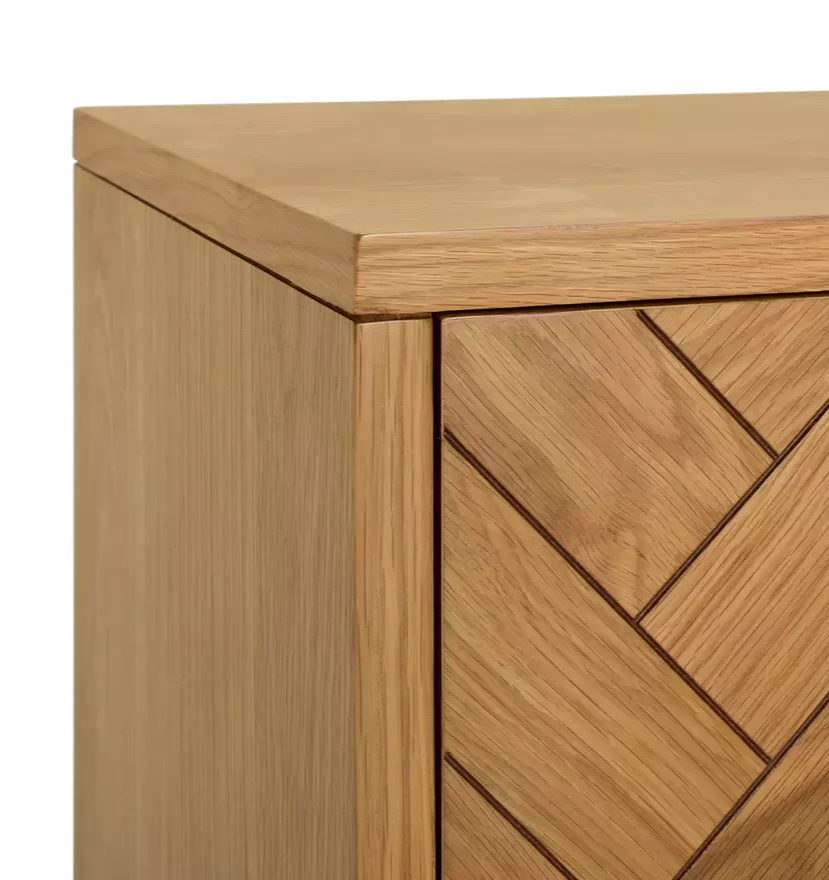 Afram 2 Door 1 Drawer TV Unit - Oak ( B Grade )