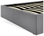 Pandora Kingsize End Lift Ottoman Bed - Grey