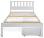 Habitat Ronnie Single Bed Frame and Drawer - White ( B Grade 12671 - 12669 )