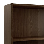 Maine Deep Bookcase - Walnut | Modern Durable Interior Tall Books Organizer