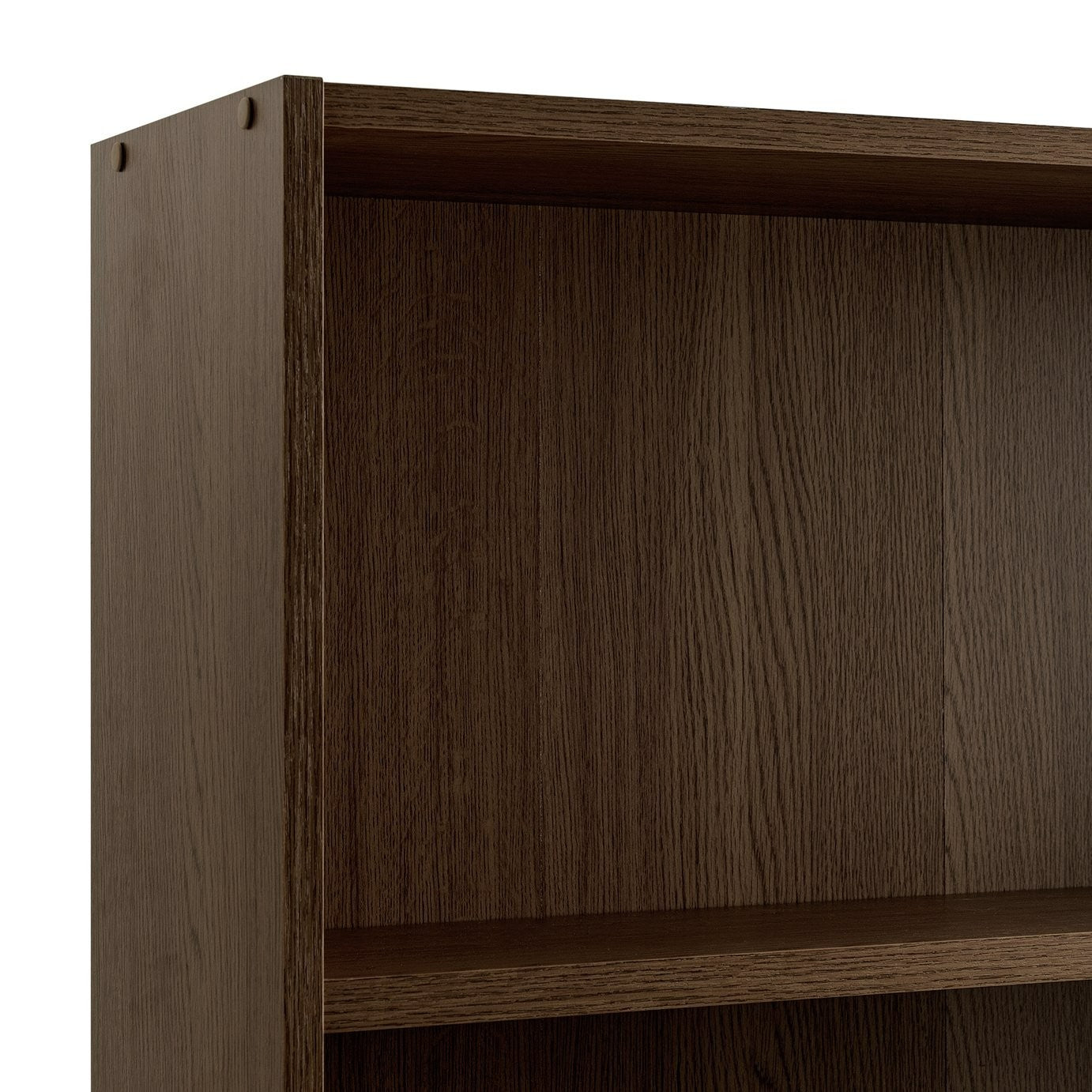Maine Deep Bookcase - Walnut | Modern Durable Interior Tall Books Organizer