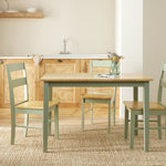 Home Chicago Wooden 4 Seater Dining Table - Sage | Stylish Kitchen Setting