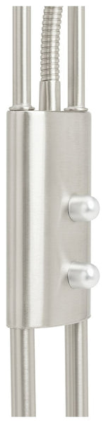 Father & Child LED Uplighter Floor Lamp - Chrome