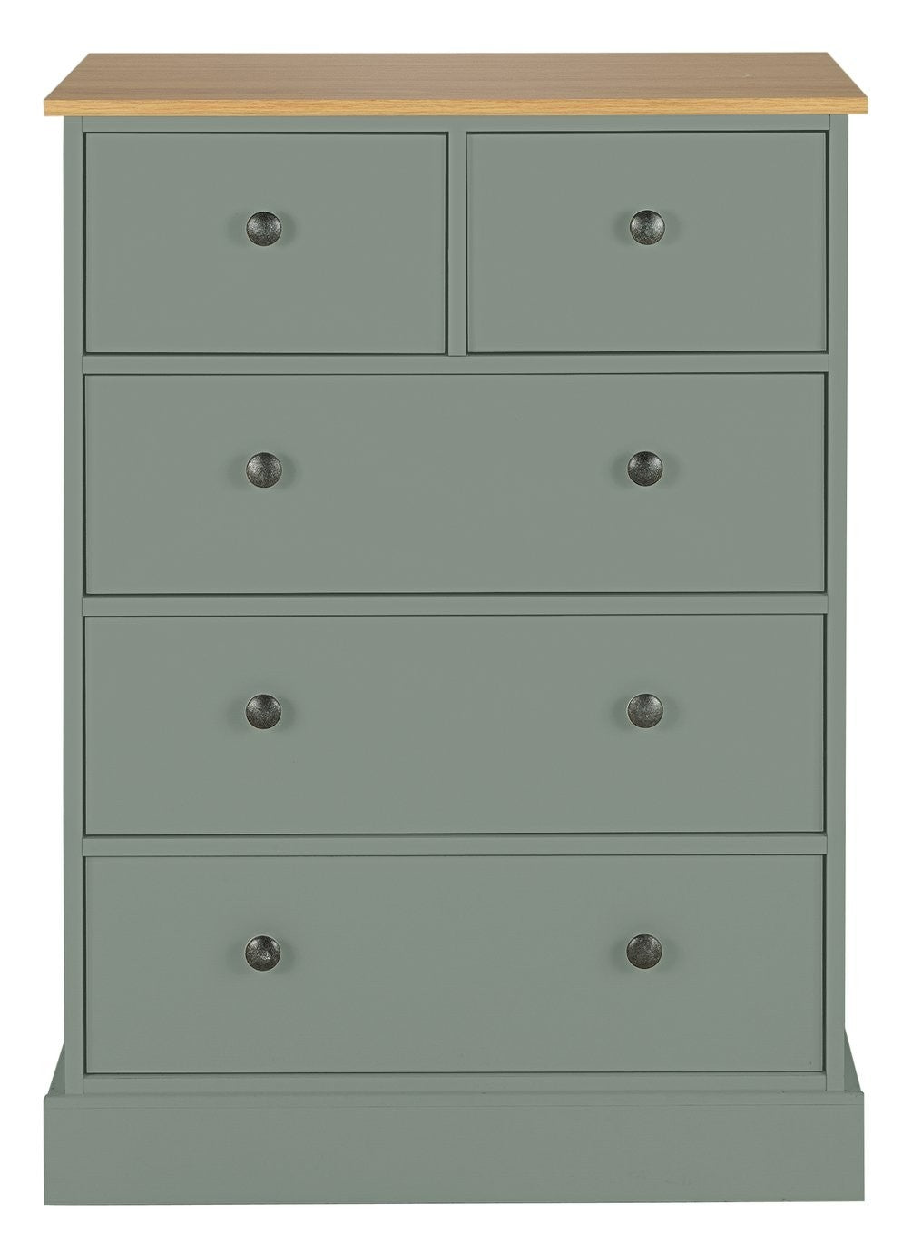 Home Kensington 5 Drawer Chest - Sage Green | Organized Clothing Space